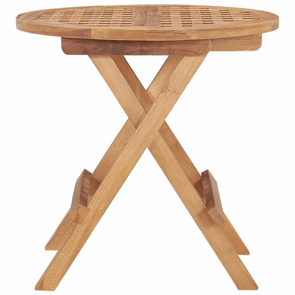 Vidaxl tuintafel inklapbaar 50x50x50 cm massief teakhout