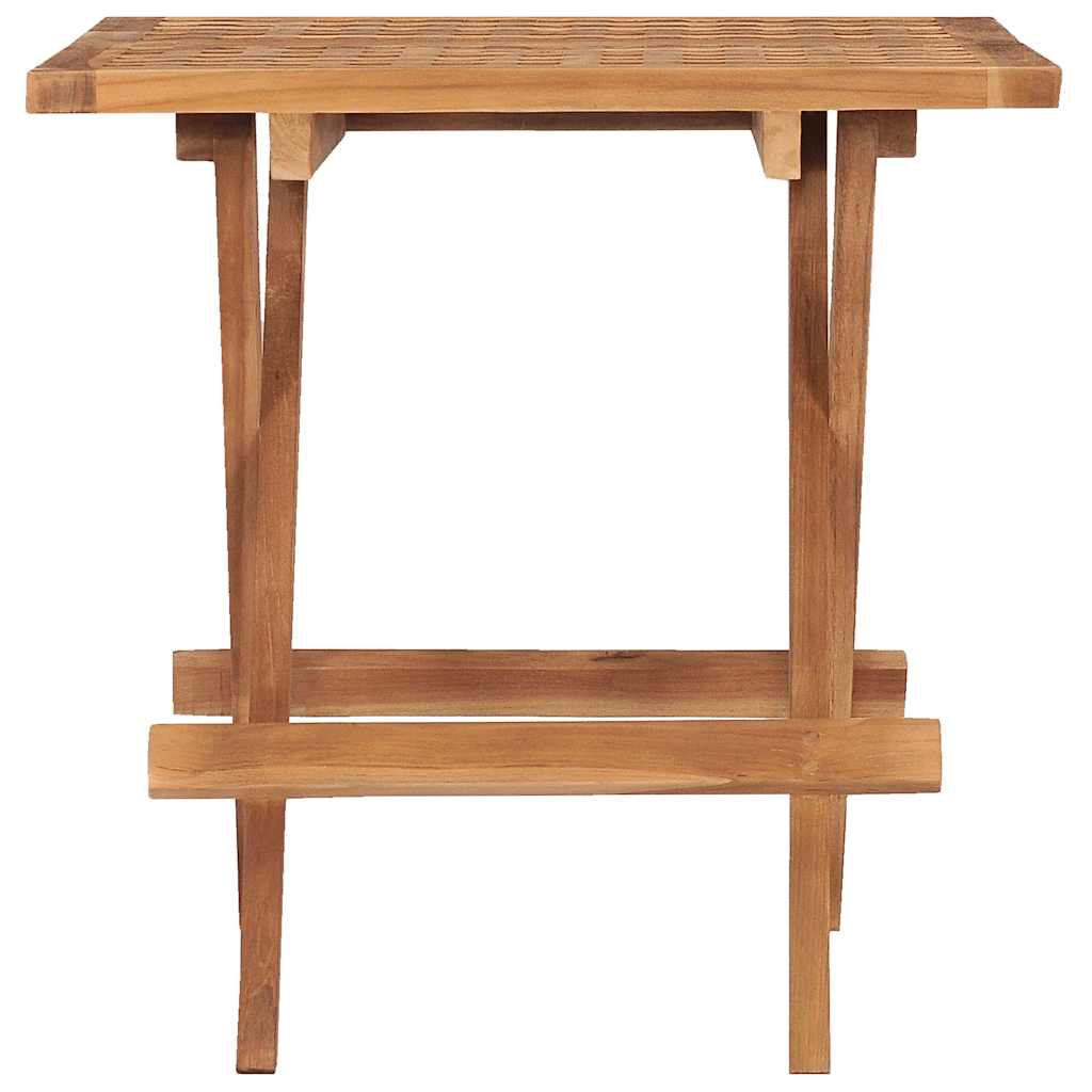 Vidaxl tuintafel inklapbaar 50x50x50 cm massief teakhout