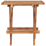 Vidaxl tuintafel inklapbaar 50x50x50 cm massief teakhout