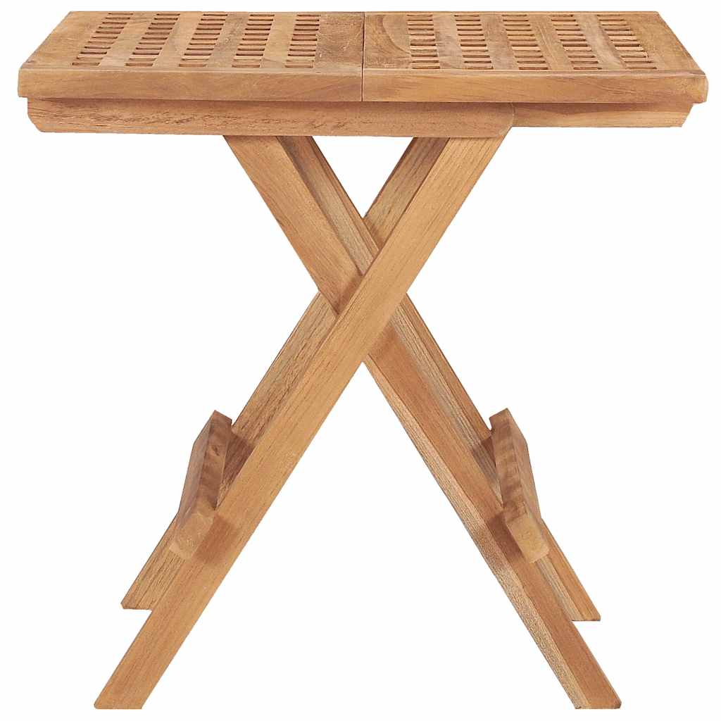 Vidaxl tuintafel inklapbaar 50x50x50 cm massief teakhout