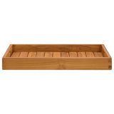VIDAXL -Tablett 60x35 cm Solid Teak