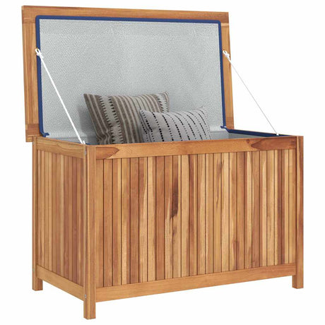 Vidaxl opbergbox 90x50x58 cm massief teakhout