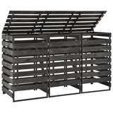 VIDAXL -Behälter Aufbewahrung Triple 210x75x121 cm bemalten Kiefernholz