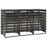 VIDAXL -Behälter Aufbewahrung Triple 210x75x121 cm bemalten Kiefernholz