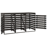 VIDAXL -Behälter Aufbewahrung Triple 210x75x121 cm bemalten Kiefernholz
