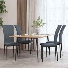 Vidaxl eetkamerstoelen 4 st fluweel donkergrijs
