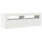 Vidaxl tv-meubel met led-verlichting 120x35x40 cm wit