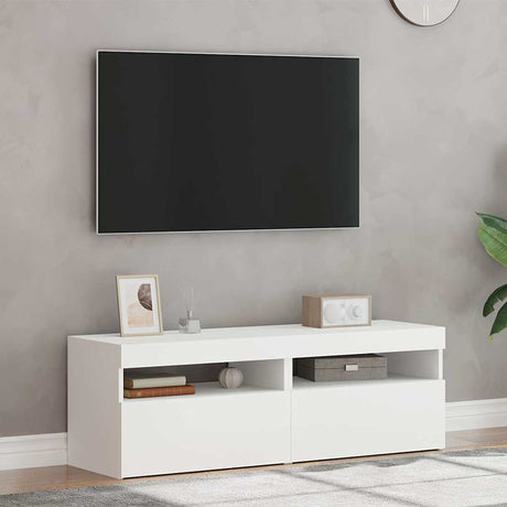 Vidaxl tv-meubelen 2 st met led-verlichting 60x35x40 cm wit