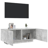 Vidaxl tv-meubel 100x35x40 cm bewerkt hout betongrijs