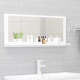 Vidaxl badkamerspiegel 90x10,5x37 cm spaanplaat wit