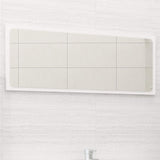 Vidaxl badkamerspiegel 90x1,5x37 cm spaanplaat wit