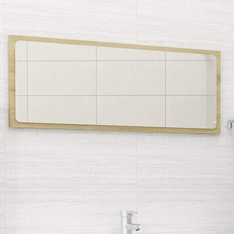 Vidaxl badkamerspiegel 90x1,5x37 cm spaanplaat sonoma eikenkleurig