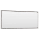 Vidaxl badkamerspiegel 90x1,5x37 cm spaanplaat betongrijs