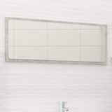 Vidaxl badkamerspiegel 90x1,5x37 cm spaanplaat betongrijs