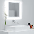 Vidaxl badkamerspiegel led 40x8,5x37 cm acryl wit