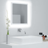 Vidaxl badkamerspiegel led 40x8,5x37 cm acryl wit
