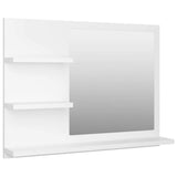 Vidaxl badkamerspiegel 60x10,5x45 cm bewerkt hout wit