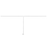 Vidaxl Laifel Pole Set 600x245 cm Eisenweiß