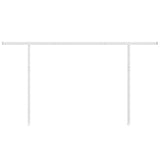 Vidaxl Laifel Pole Set 450x245 cm Eisenweiß