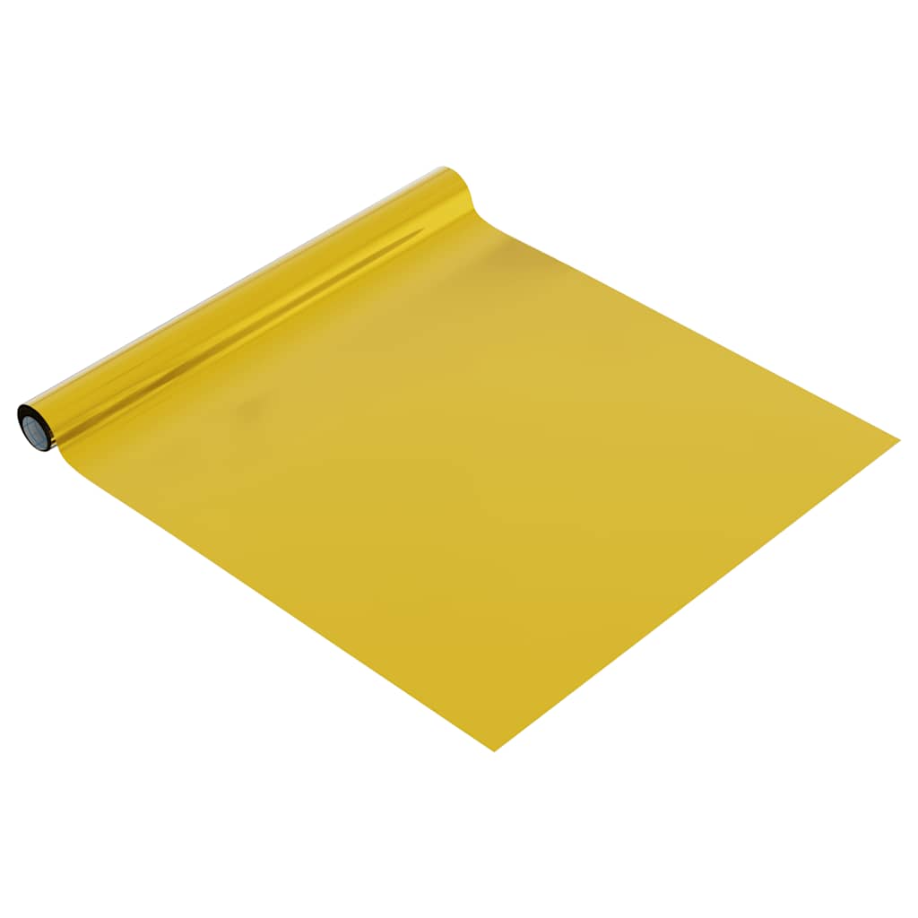 VidaXL Möbelfolie selbstklebend 500x90 cm PVC Hochglanz goldfarben