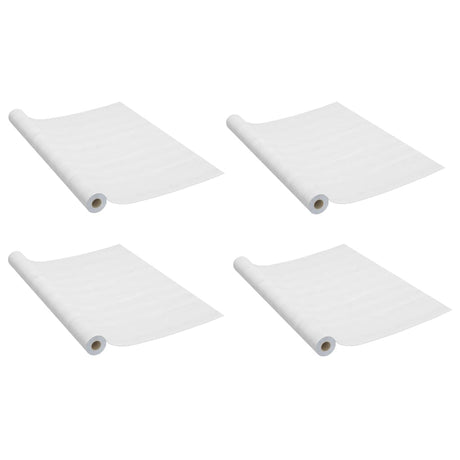 VidaXL Türfolien selbstklebend 4 Stück 210x90 cm PVC ohne Einfärbung