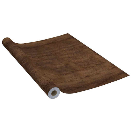 VidaXL Türfolien selbstklebend 4 Stück 210x90 cm PVC dunkel eichefarben