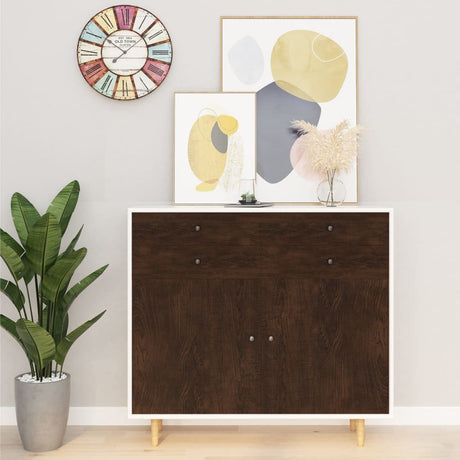 VidaXL Möbelfolien selbstklebend 2 Stück 500x90 cm PVC dunkel eichefarben