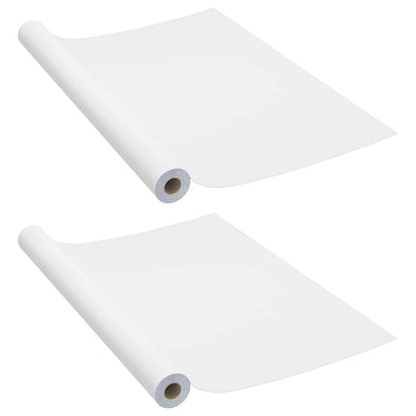 Vidaxx Möbelfolien selbstklebend 2 Stück 500x90 cm PVC weiß