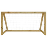 VIDAXL -Fußballtor mit Netto 160x80x100 cm imprägnierte Kiefer