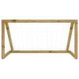 VIDAXL -Fußballtor mit Netto 120x60x80 cm imprägnierte Kiefer