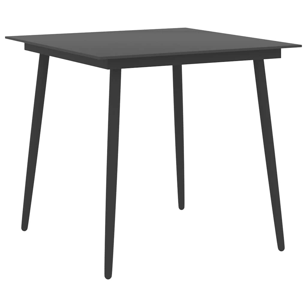 Vidaxl 3-delige tuinset zwart