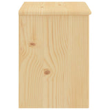 Vidaxl nachtkastje 35x30x40 cm massief grenenhout naturel