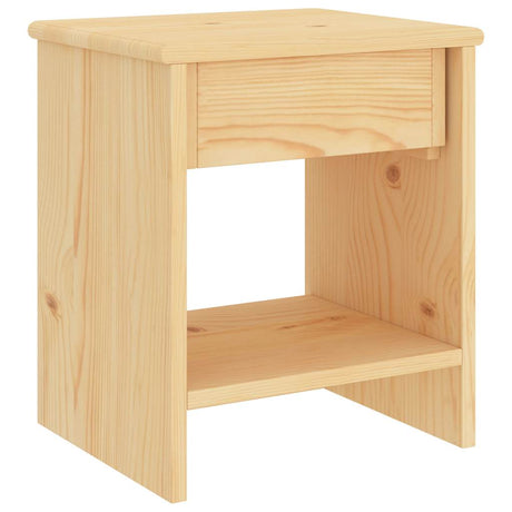 Vidaxl nachtkastje 35x30x40 cm massief grenenhout naturel