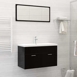 VIDAXL BAURBED -WASHBAIN mit TAP 81x39x18 cm Keramik Weiß