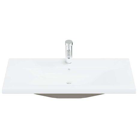 VIDAXL BAUBED -WAHMBAIN mit TAP 91x39x18 cm Keramik Weiß