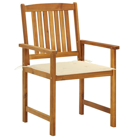 Vidaxl tuinstoelen 4 st met kussens massief acaciahout