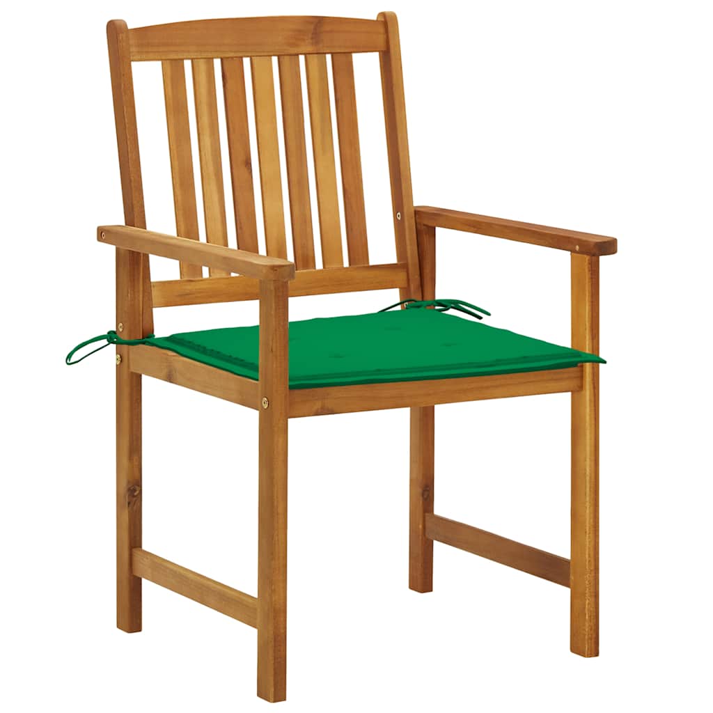 Vidaxl tuinstoelen 4 st met kussens massief acaciahout