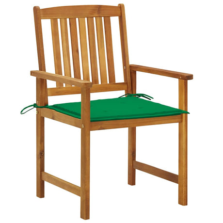 Vidaxl tuinstoelen 4 st met kussens massief acaciahout