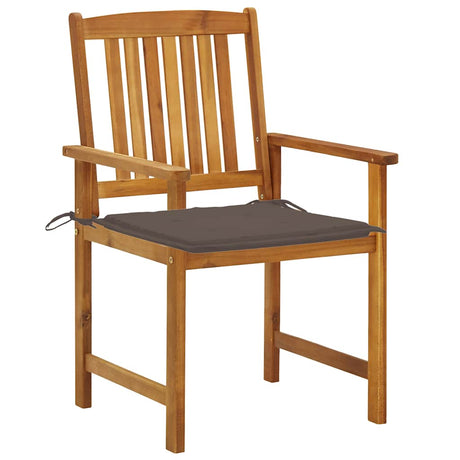 Vidaxl tuinstoelen 4 st met kussens massief acaciahout