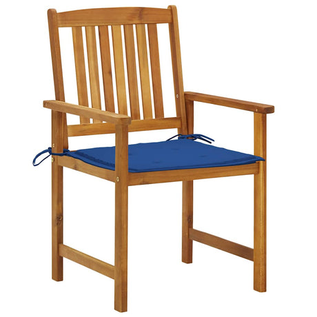 Vidaxl tuinstoelen 4 st met kussens massief acaciahout