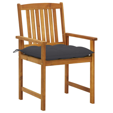 Vidaxl tuinstoelen 2 st met kussens massief acaciahout