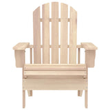 Vidaxl tuinstoel adirondack met tafel massief vurenhout