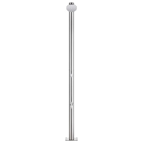 Vidaxl Outdoor -Dusche 215 cm Edelstahl