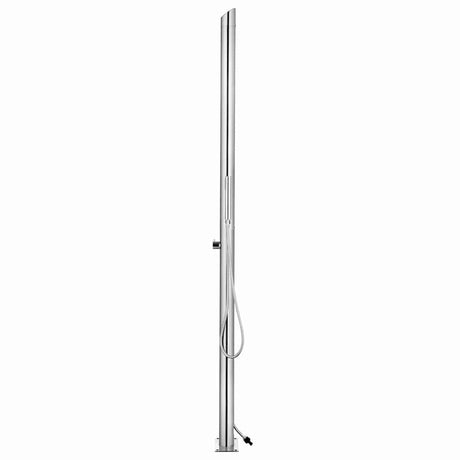 Vidaxl Outdoor -Dusche 220 cm Edelstahl