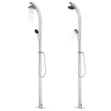 Vidaxl Outdoor -Dusche 215 cm Aluminium