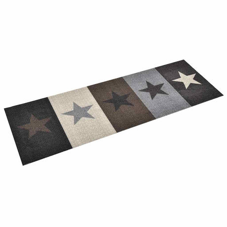 Vidaxl Küchenmatte Waschbare Sterne 60x180 cm