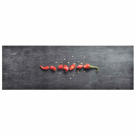 Vidaxl Küchenmatte Waschbarer Pfeffer 60x180 cm