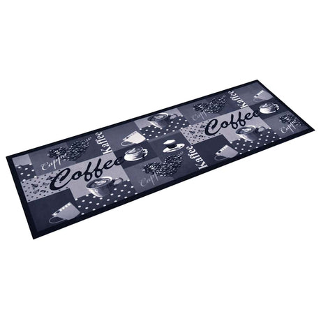 Vidaxl Küchenmatte waschbarer Kaffee 60x300 cm Blau