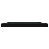 Vidaxl wandschappen 4 st 40x20x1,5 cm bewerkt hout zwart