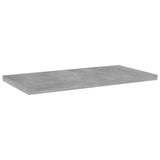 Vidaxl wandschappen 4 st 40x20x1,5 cm bewerkt hout betongrijs
